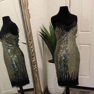 Bebe sequenced dress